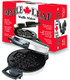Canadian Maple Leaf Shaped Belgian Waffle Maker Non-stick Waffle Iron Works Perfectly for Chaffles Gluten or Paleo Pancake And Waffle Mix