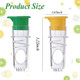 2PCS Screw Top Lemon Squeezer Manual Lemon Juicer with Built-in Filter Portable Orange Citrus Juice Extractor With Lid Lime Juicer Squeezer for Cocktails Drinks Cooking