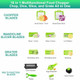 Vegetable Chopper - 20 in 1 Onion Chopper with Catch Container - Slicer Dicer Cutter - Professional Multifunctional Chopper - BPA - (16 piece set)