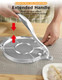 Aluminum Alloy Tortilla Press Manual Tortilla Maker Dough Press Flour Tortilla Press Rotis Press Tortillera Pataconera for Pizza Pie Patty Making (16cm Silver)
