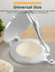 Aluminum Alloy Tortilla Press Manual Tortilla Maker Dough Press Flour Tortilla Press Rotis Press Tortillera Pataconera for Pizza Pie Patty Making (16cm Silver)