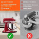 Mixer Slider Mat for Kitchen Aid Bowl Lift 4.5-5Qt - Compatible with Tilt-Head and Non-Tilt Models Rubber Wheels Black Accessories Easy Sliding - Appliance Stand for Smarter Moving. Mixer Slider Mat for Kitchen Aid Bowl Lift 4.5-5Qt - Compatible with Tilt-Head and Non-Tilt Models Rubber Wheels Black Accessories Easy Sliding - Appliance Stand for Smarter Moving.