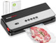 Bonsenkitchen Vacuum Sealer Machine Multi-Functional Food Sealer with Built-in Cutter & Bag Storage High-Speed Continuous Working with Globefish Technology Includes Vacuum Bags & Roll Bag