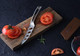 Cangshan TN1 Series 1021882 Swedish 14C28N Steel Forged 5-Inch Tomato/Cheese Knife and Wood Sheath Set