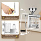 Manual Cold Oil Press Machine Household Oil Extractor Peanut Nuts and Seed Oil Expeller for Physical Press and Continuous Expelling