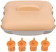 Microwave Sweet Corn Cooker Microwave Corn Steamer Microwavable Steamed Corn Box 2 Corn Cobs Microwave Corn On The Cob Cooker Set(Pink)