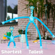 Amitasha 5 Pcs Telescopic Suction Cup Giraffe Toy Shape Changing Pop Fidget Tubes Sensory Toys for Girls Boys