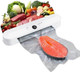 Vacuum Sealer Machine，Sous Vide and Food Storage Freshness Compact LED Indicators with 10 Sealing Pockets(White)
