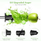 Masticating Juicer Attachment for KitchenAid Stand Mixer Slow Juicer Attachment Cold Press Juicer Machine with Dual Mouth Feed Chute for KitchenAid Mixer Attachments by Cofun