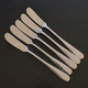 Set of 5 Stainless Steel Butter Knife Butter applicator Breakfast Spreads soft cheeses and jam Set of 5 Stainless Steel Butter Knife Butter applicator Breakfast Spreads soft cheeses and jam