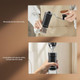 Portable Electric Coffee Grinder for Home Use CorporatePro One Touch Coffee Bean and Spice Grinder Rechargeable Electric Spice Mill Automatic Coffee Hopper Shaker (Stainless Steel)