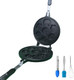 Animal Mini Waffle pan - Make 7 Different Shaped Pancakes Gas and Electric Stovetop Compatible Waffle Iron Comes with Silicone Oil Brush Stirrer and Silicone Clip