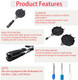 Stovetop Heart Shaped Waffle Pan Set of 1 - Cast Iron Waffle Pan Maker for Pancakes Puffs and Non Stick Cookware Waffles - Non-Electric Stovetop Griddle Panwaffle for Gas Stove