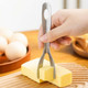 Butter cutter 304 stainless steel butter cutter cheese cutter butter spatula stainless steel spatula suitable for peanut butter jelly chocolate strawberry jam butter scraper. (Butter cutter)