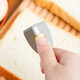Butter cutter 304 stainless steel butter cutter cheese cutter butter spatula stainless steel spatula suitable for peanut butter jelly chocolate strawberry jam butter scraper. (Butter cutter)