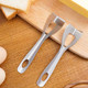 Butter cutter 304 stainless steel butter cutter cheese cutter butter spatula stainless steel spatula suitable for peanut butter jelly chocolate strawberry jam butter scraper. (Butter cutter)