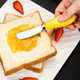 2 Pack Stainlees Steel Cheese Jam Spreader Multifunction Butter Bread Knife Spreaders for Appetizers Dips Charcuterie Cheese Pastry Utensils Making Home Kitchen Gadget.