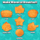 Sea Creature Mini Waffle Maker- Create 7 Different Ocean Animal Shapes in Minutes Summer Breakfast Fun Cool for Kids & Adults w/Novelty Aquatic Pancakes - Electric Non-Stick Waffler Iron Beach