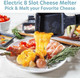 Electric Cheese Raclette Table Grill w Nonstick Grilling Plate & Cooking Stone- Electric Indoor Smokeless Korean BBQ 8 Person Tabletop Cooker Hotplate- Melt Cheese Grill Meat Veggies Home Dinner Party Electric Cheese Raclette Table Grill w Nonstick Grilling Plate & Cooking Stone- Electric Indoor Smokeless Korean BBQ 8 Person Tabletop Cooker Hotplate- Melt Cheese Grill Meat Veggies Home Dinner Party