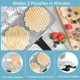 Pizzelle Maker- Nonstick Electric Baker Press Makes Two 5-Inch Cookies at Once- Recipe Guide Included- Fun Baking Supplies for Party- Italian Dessert Treat Making Made Easy- Housewarming for Her
