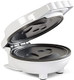 Heart Eyes Emoji Mini Waffle Maker- Special Breakfast w Cute Personal-Sized 4" Smiley Face Pancakes- Electric NonStick Baker Iron with Recipes- Loving Treat for Her Him- Kids Adults Easy Fun Bake