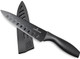 Culina® 8-Inch Nonstick Carbon Steel Sushi Knife with Sheath Black