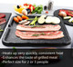 Nonstick Stovetop Korean BBQ Grill Pan Square Cast Aluminum for indoor outdoor