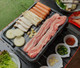 Nonstick Stovetop Korean BBQ Grill Pan Square Cast Aluminum for indoor outdoor