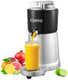 DALLE Commercial Citrus Juicer Detachable Orange Lemon and Grapefruit Juice Squeezer with Splash Cover 2 Cones & 2 Pulp Filter 1450 RPM 400W 120V Cast Aluminum Citrus Juicer Machine