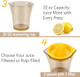 Citrus Orange Juicer Manual Lemon Lime Squeezer Hand Lemon and Lime Juicer and Reamer with 20 OZ Bowl 2 Pour Spouts