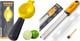 Deiss Pro Heavy-Duty Metal Lemon Squeezer and Deiss PRO Citrus Zester & Cheese Grater