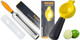 Deiss PRO Lemon Zester & Heavy Duty Cheese Grater & Vegetable Grater and Deiss Pro Heavy-Duty Metal Lemon Squeezer - Max Juice Extraction Hand Juicer Easy Clean Lime Squeezer