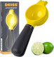 Deiss PRO Lemon Zester & Heavy Duty Cheese Grater & Vegetable Grater and Deiss Pro Heavy-Duty Metal Lemon Squeezer - Max Juice Extraction Hand Juicer Easy Clean Lime Squeezer
