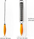 Deiss PRO Lemon Zester & Heavy Duty Cheese Grater & Vegetable Grater and Deiss Pro Heavy-Duty Metal Lemon Squeezer - Max Juice Extraction Hand Juicer Easy Clean Lime Squeezer
