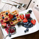 Dicunoy Pan Waffle Maker Nonstick Belgian Waffle Skillet for Sandwiches