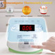 Yogurt Maker Greek Yogurt Maker with Timer Control and Strainer Yogurt Maker Machine with Stainless Steel Liner Electric Portable Yogurt Maker for Yogurt Greek Yogurt Cheese Natto (White)
