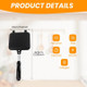 Double-Sided Frying Pan Aluminum Sandwich Pan Breakfast Non Stick Frying Pan Waffle Maker Flat Bottom Panini Maker Pan with Handle Omelette Pan Flip Pan for Cake Toast Sandwich