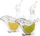 Manual Juicer Lemon Squeezer Manual Juice Acrylic Lemon Clip Hand Orange Squeezer Machine Boat Shape Squeeze Lemon squeezers
