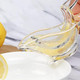 Manual Juicer Lemon Squeezer Manual Juice Acrylic Lemon Clip Hand Orange Squeezer Machine Boat Shape Squeeze Lemon squeezers