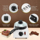 Dyna-Living Chocolate Melting Pot Chocolate Melter Pot 40W Chocolate Warmer for Melting Chocolate Chocolate Tempering Machine for Home Electric Chocolate Fountain Machine for Chocolate Melts