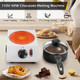 Dyna-Living Chocolate Melting Pot Chocolate Melter Pot 40W Chocolate Warmer for Melting Chocolate Chocolate Tempering Machine for Home Electric Chocolate Fountain Machine for Chocolate Melts