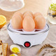 Ejoyous Egg Cooker Egg Boiler Maker Electric 7 Eggs Capacity Boiler Multifunctional Mini Eggs Cooker Steamer Poacher Measuring Cup Included No BPA (US Plug 110V)