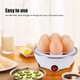 Ejoyous Egg Cooker Egg Boiler Maker Electric 7 Eggs Capacity Boiler Multifunctional Mini Eggs Cooker Steamer Poacher Measuring Cup Included No BPA (US Plug 110V)