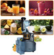 EMB Ironblade IBLJU20 Cold Press Slow Juicer High-Yield Extraction Quiet 55dB Operation 75mm Wide Chute Full Copper Motor BPA- Easy to Clean for Fruits & Vegetables