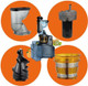 EMB Ironblade IBLJU20 Cold Press Slow Juicer High-Yield Extraction Quiet 55dB Operation 75mm Wide Chute Full Copper Motor BPA- Easy to Clean for Fruits & Vegetables