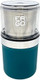 ERGO Herb Grinder - Electric. Large Capacity with Removable (washable) Stainless Cup and Airtight Lid. For Herbs and Spices. Pollen Brush included