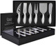 Esup Cheese Knife Set Premium 6-Piece Stainless Steel Cheese knives Set with Box for Weddings Housewarming Anniversaries Birthday and Christmas