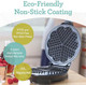 Euro Cuisine WM520 Heart Shaped Iron Waffle Maker - Eco-Friendly PTFE and PFOA Non Stick Plates Perfect for V-Day & Special Occasions 8-Inch