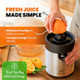 Eurolux Electric Orange Juicer Sleek Effortless Citrus Juice Squeezer for Lemon Lime Grapefruit Powerful Motor Easy to Clean Removable Dishwasher-Safe Parts Eurolux Electric Orange Juicer Sleek Effortless Citrus Juice Squeezer for Lemon Lime Grapefruit Powerful Motor Easy to Clean Removable Dishwasher-Safe Parts