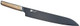 Everdure German Steel Professional Santoku Knife 10.55 Inch Chef Knife with Titanium Coated Blade and Pakka Wood Handle Perfect Kitchen Knife for Thinly Slicing Meat and Seafood